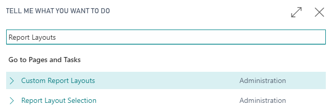 Capture d'&eacute;cran des r&eacute;sultats de la recherche de pr&eacute;sentations de rapport.